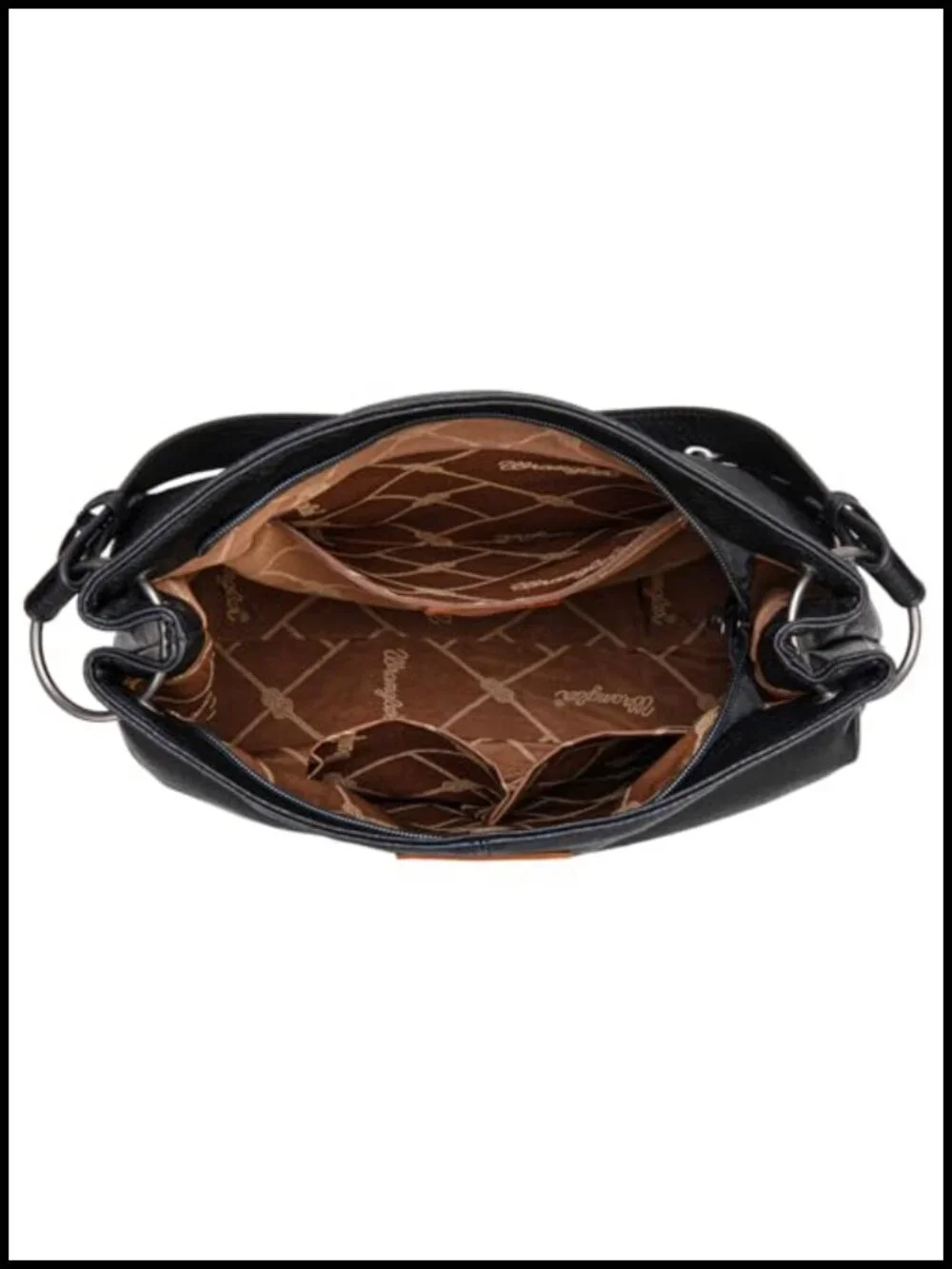 Hobo Bag with Aztec Design Faux Leather Shoulder Purse Crossbody